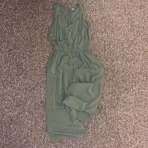 Army green old navy Capri romper jumpsuit